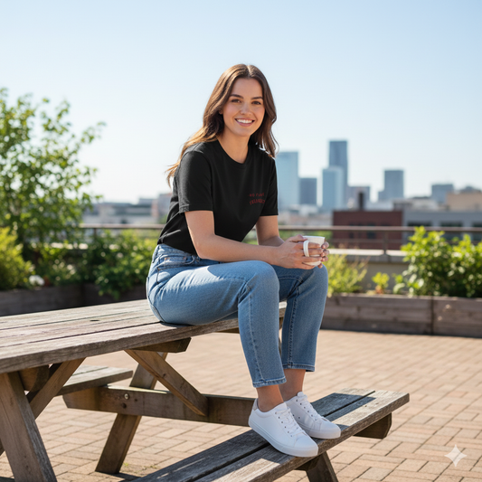 No Fake Friends – Playera Para Mujer
