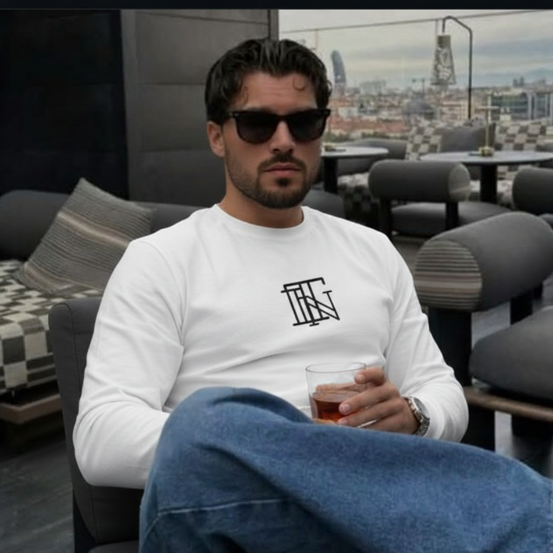 Playera De Manga Larga Para Hombre