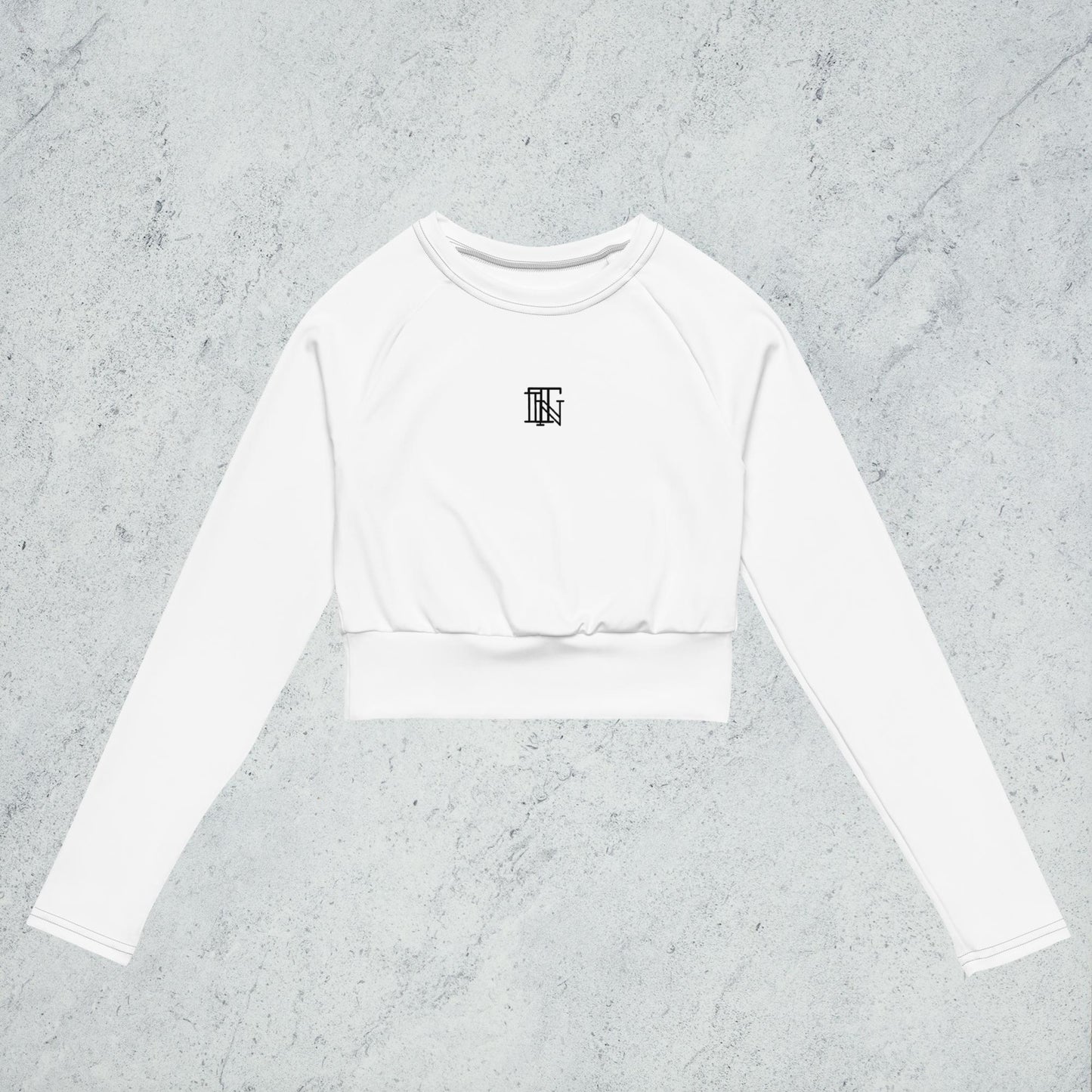 Crop Top De Manga Larga Para Mujer