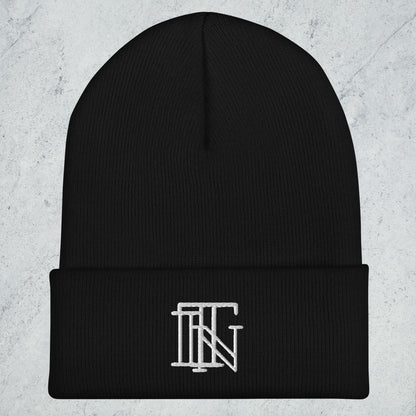 Beanie con borde vuelto