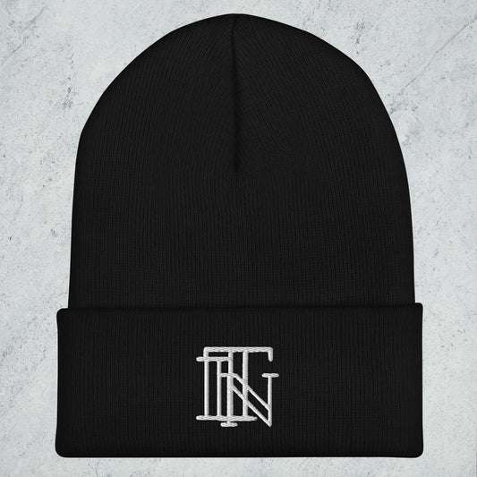 Beanie con borde vuelto