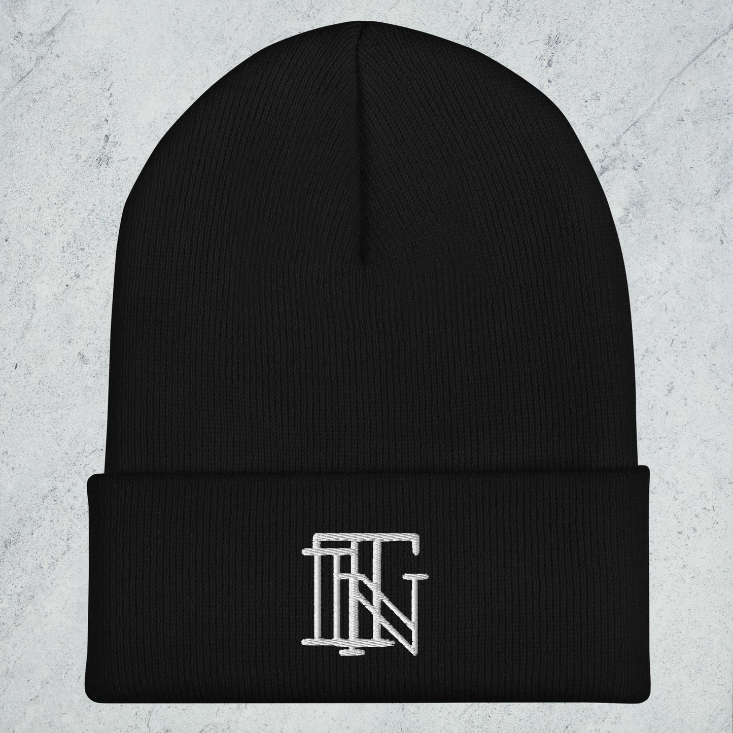 Beanie con borde vuelto