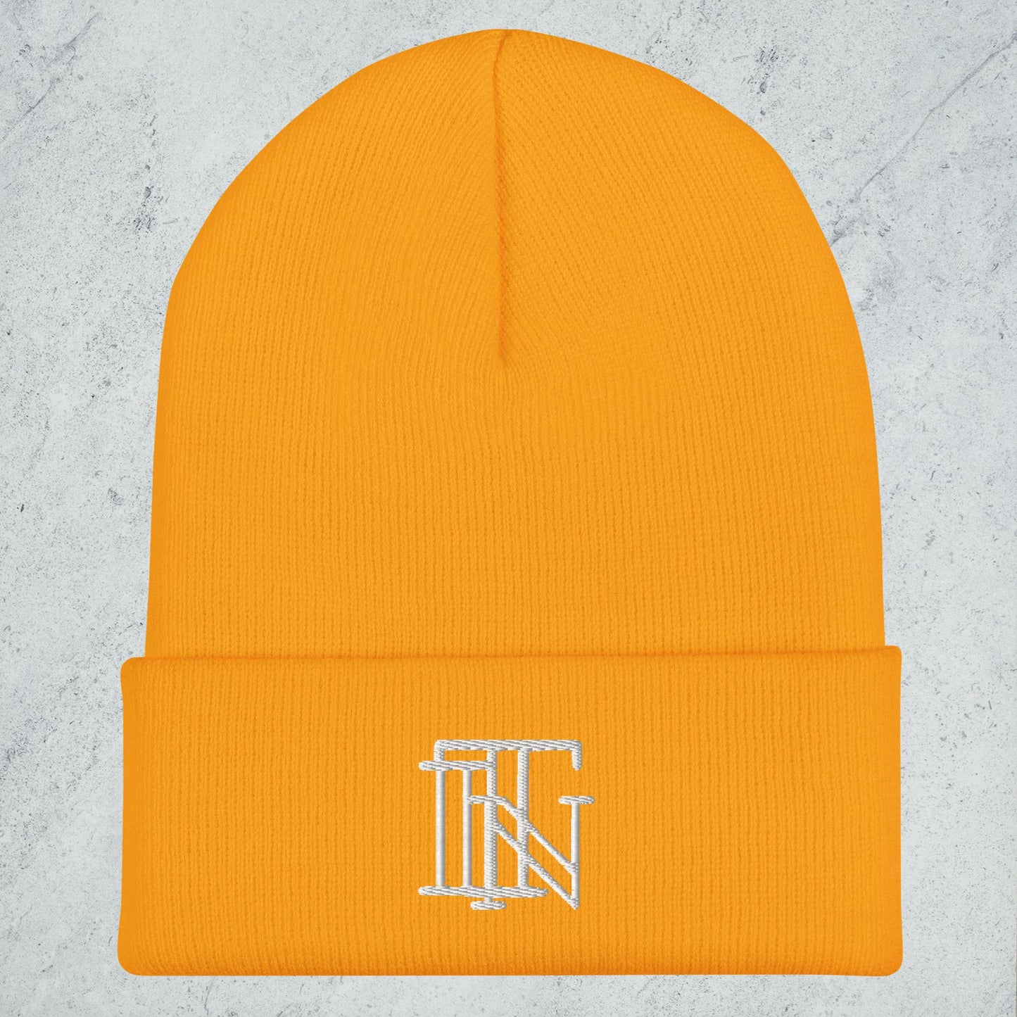 Beanie con borde vuelto