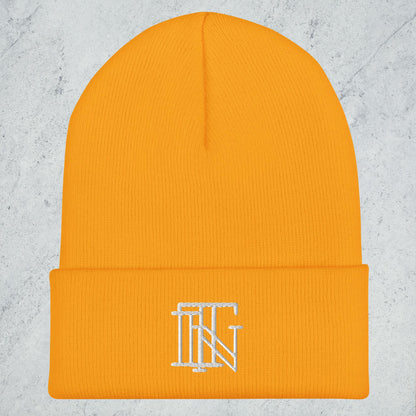 Beanie con borde vuelto