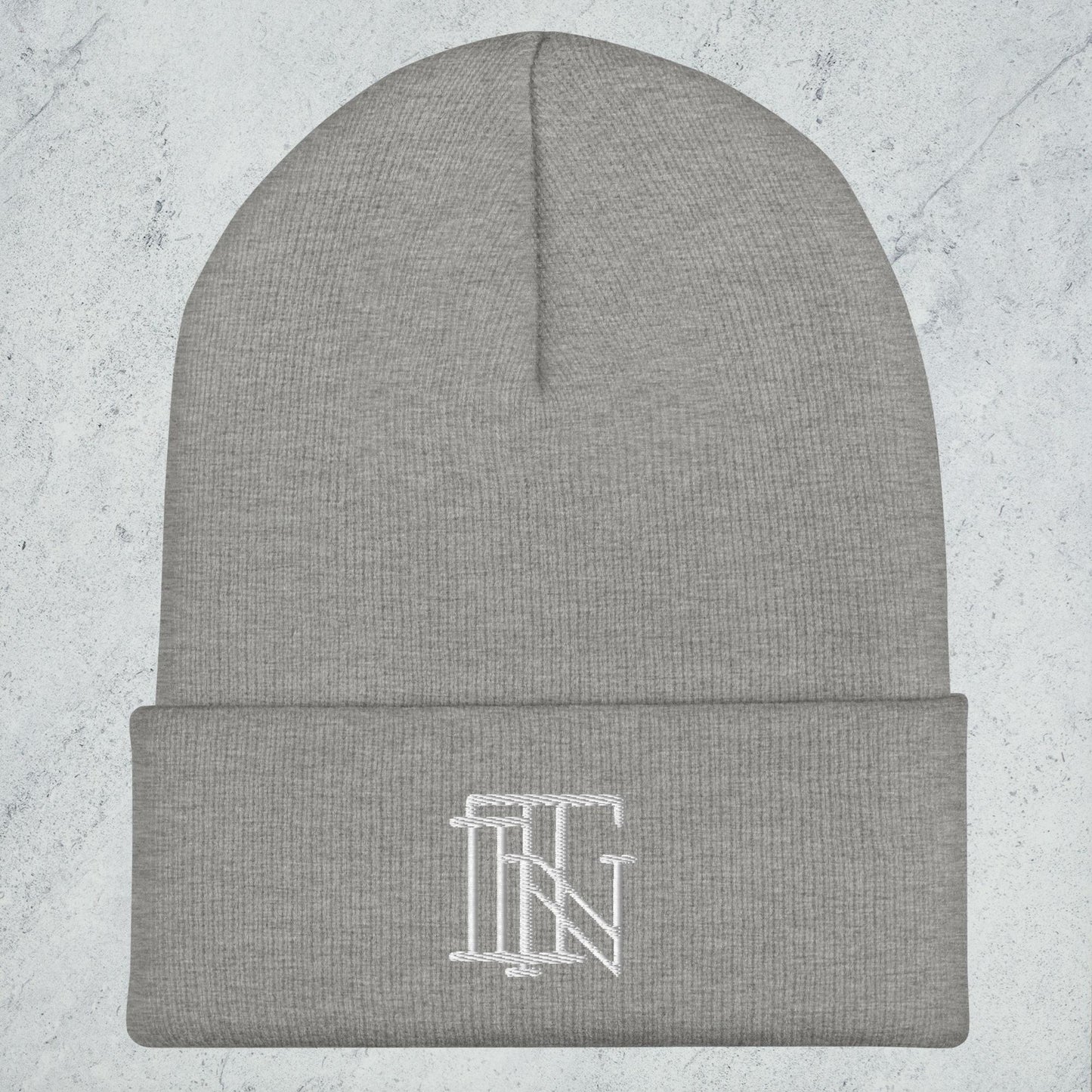 Beanie con borde vuelto