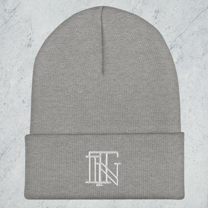 Beanie con borde vuelto