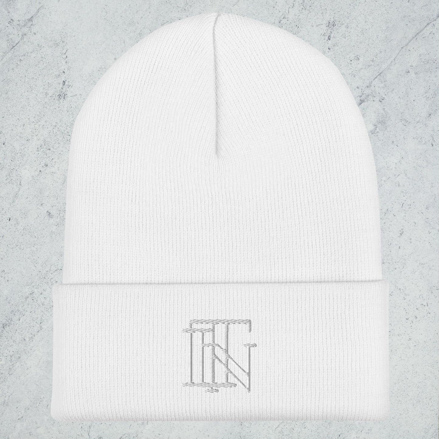 Beanie con borde vuelto