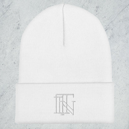 Beanie con borde vuelto